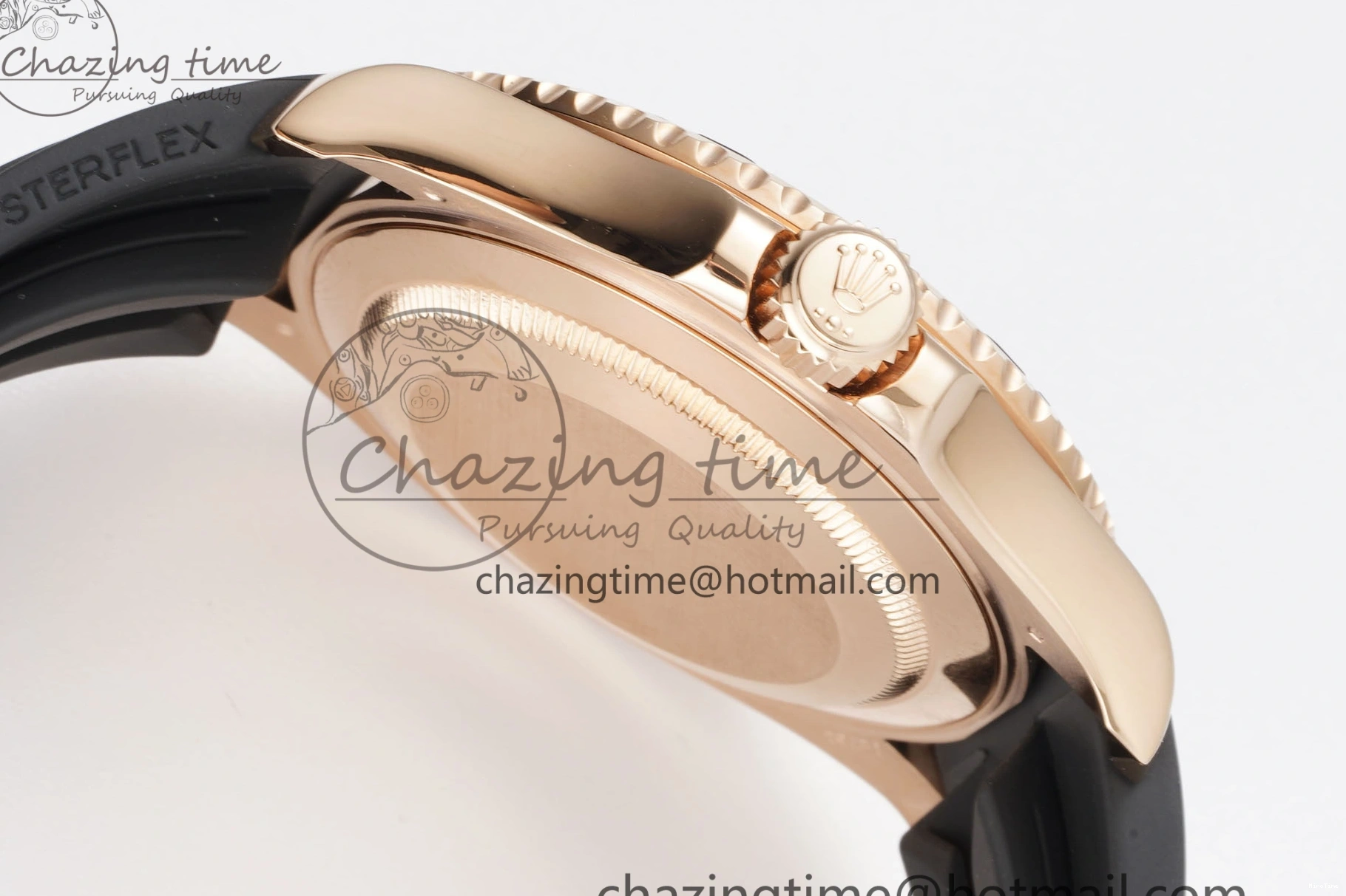 MiroTime 0508 Yacht-Master 116655 VSF 1:1 Best Edition Black Ceramic Bezel on Oysterflex Rubber Strap VS Practical 2096